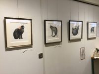 【出久根カレンダー展】出久根さんの肉筆画　17点販売中