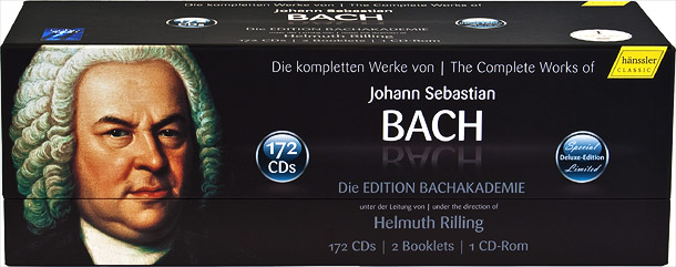 バッハ大全集：172CD+CD-ROM ヘルムート・リリング( 指揮)未聴 美品