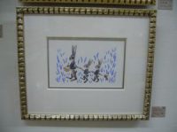 出久根さんの作品、またまた素敵にカワイイ絵が出品！